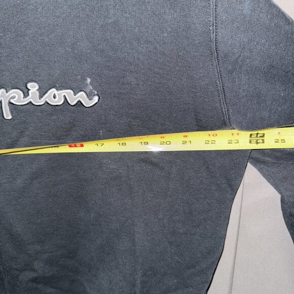 Champion Europe Sweatshirt Mens L Blue Cotton/Poly Blend Fleeced 1/4 Zip Logo - Picture 13 of 14